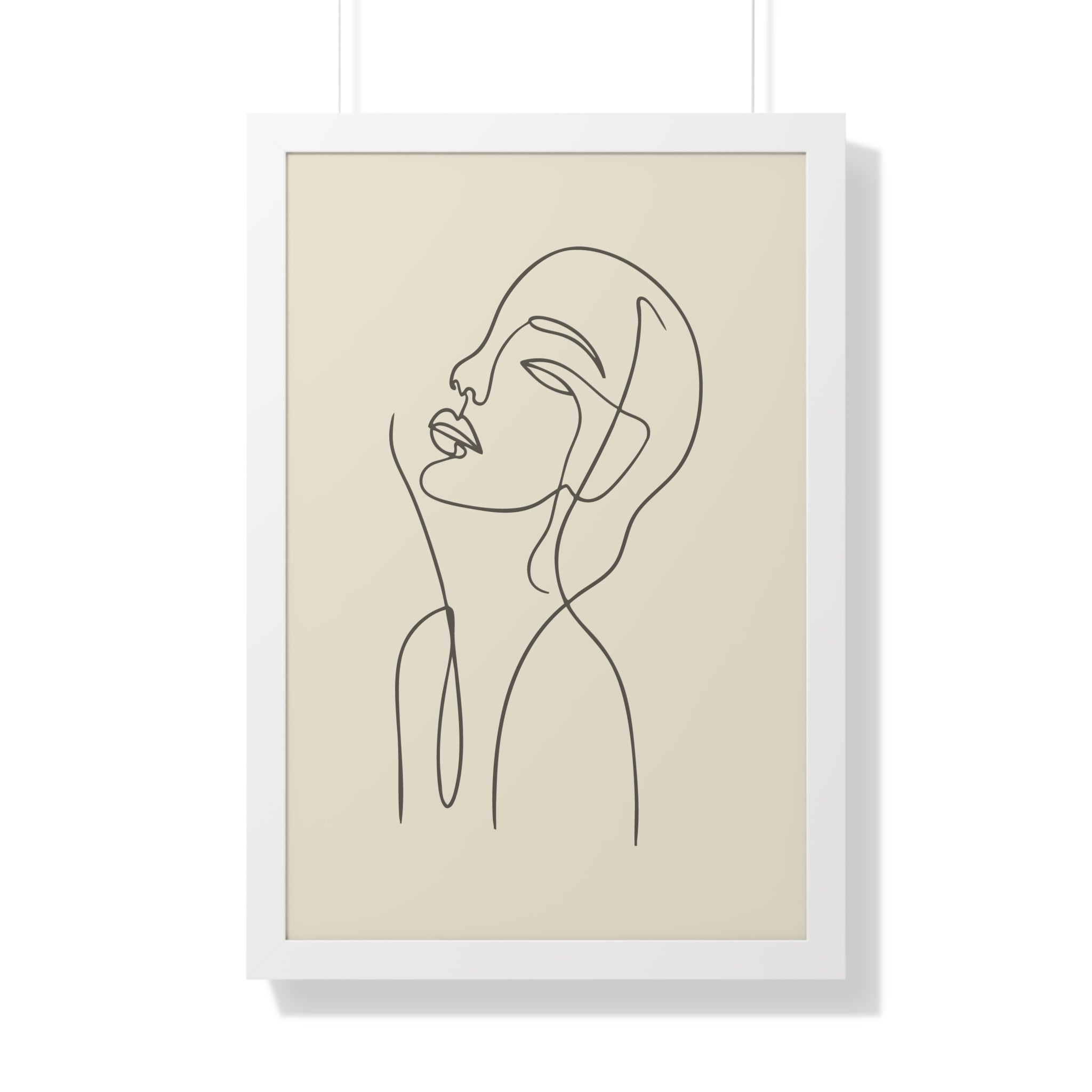 Grace in One Line — Minimalist Feminine Portrait